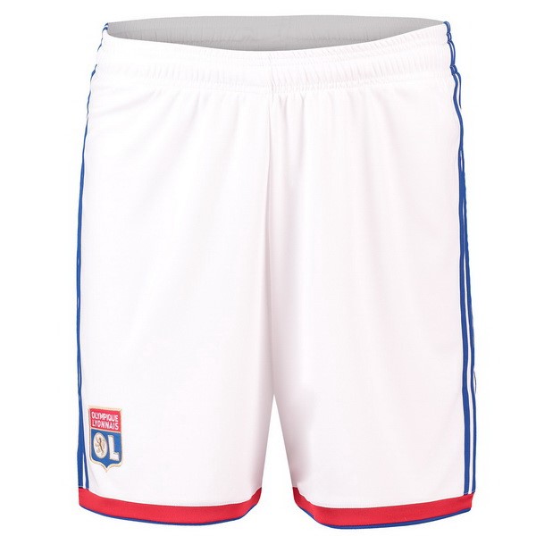 Pantalones Lyon Primera 2018-2019 Blanco